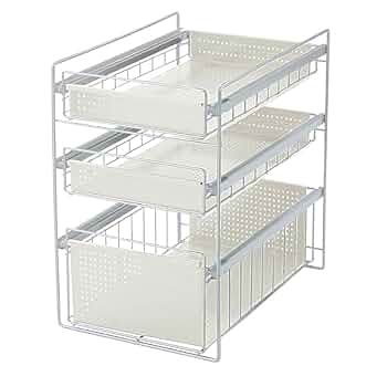 Amazon｜[ベルメゾン] キッチン収納 シンク下 スライドラック 収納